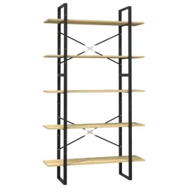 vidaxl-5-poziomowy-regal-na-ksiazki-100x30x175-cm-lite-drewno-sosnowe