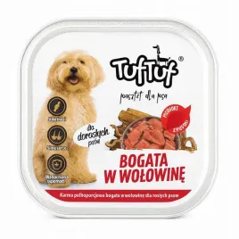 mokra-karma-dla-psa-tuftuf-tacka-pasztet-wolowina-300g