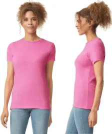 t-shirt-koszulka-damska-bawelna-softstyle-gildan-gil64000-roz-azalea-xl