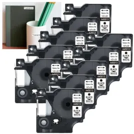 zestaw-10-kaset-specmark-do-dymo-d1-45013-12mm-7m-lm160-biala-czarny-nadruk