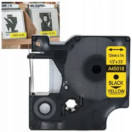 tasma-do-dymo-d1-45018-s0720580-12mm-zolta-lm-labelmanager-samoprzylepna