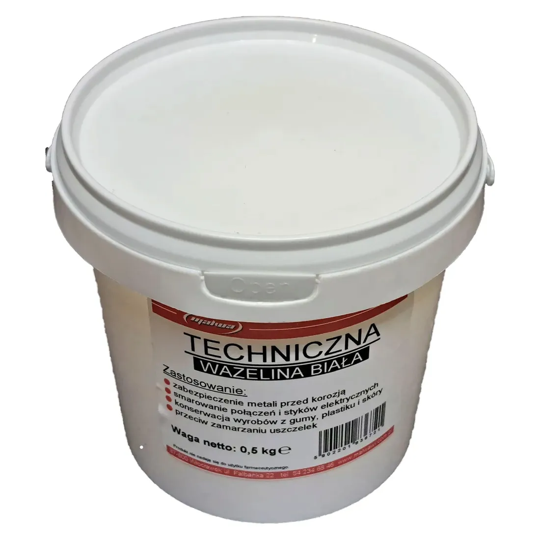 wazelina-techniczna-biala-500g-wiaderko-stan-nowy