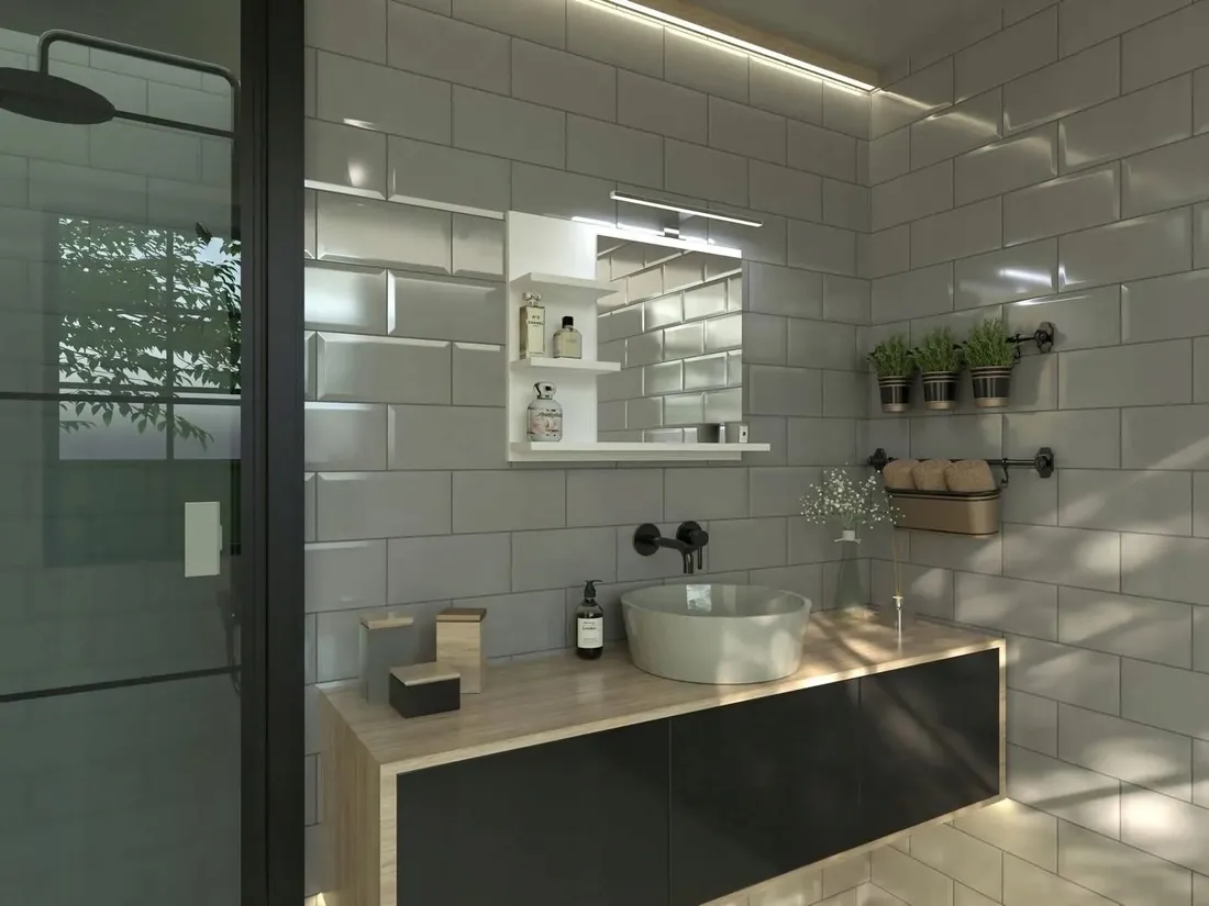 lustro-lazienkowe-z-polkami-i-kinkietem-led-lustro-scienne-do-lazienki-stan-nowy