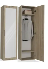 szafa-duo-z-lustrem-nowoczesna-szafa-do-przedpokoju-dab-sonoma