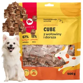 kaski-treningowe-dla-psa-z-wolowiny-i-dorsza-naturalne-mega-paka-05kg-500g