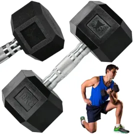 hantel-zeliwny-ogumowany-ciezarek-hex-10kg-solidny-wytrzymaly-stalowy-pro