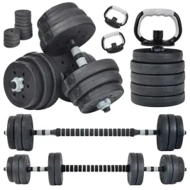 hantle-regulowane-bitumiczne-zestaw-hantli-sztanga-majestic-sport-2x10-kg