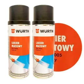 wurth-lakier-czarny-mat-satyna-spray-szybkoschnacy-ral9005-400ml-zestaw2szt