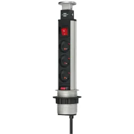 2-x-listwa-zasilajaca-tower-power-z-3-gniazdami-z-kablem-o-dlugosci-2-m