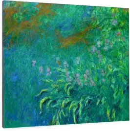 obraz-na-plotnie-na-sciane-do-salonu-blue-irises-claude-monet-90x90