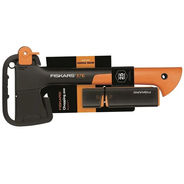 fiskars-siekiera-x7-xs-ostrzalka-xsharp-set-liczba-sztuk-w-zestawie-2-szt