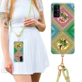 etui-do-huawei-honor-30-luxury-oliwkowa-smycz-crossbody-exotics-plants-wz