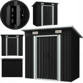 domek-narzedziowy-ogrodowy-komorka-garaz-blaszany-12-x-19-x-18-m-szary