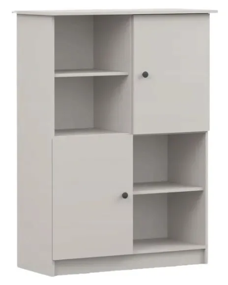 SYSTEM OLAF 95 REGAŁ 2D KASZMIR uchwyty antracyt PRODUCENT