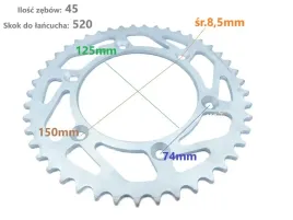 zebatka-tylna-520-45-zebow-cross-250ccm-zebatka-do-crossa-250