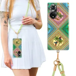 etui-do-huawei-honor-50-pro-luxury-oliwkowa-smycz-crossbody-green-plants