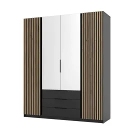 szafa-arka-4-drzwiowa-2-lustra-3-szuflady-lamele-200-cm-czarna