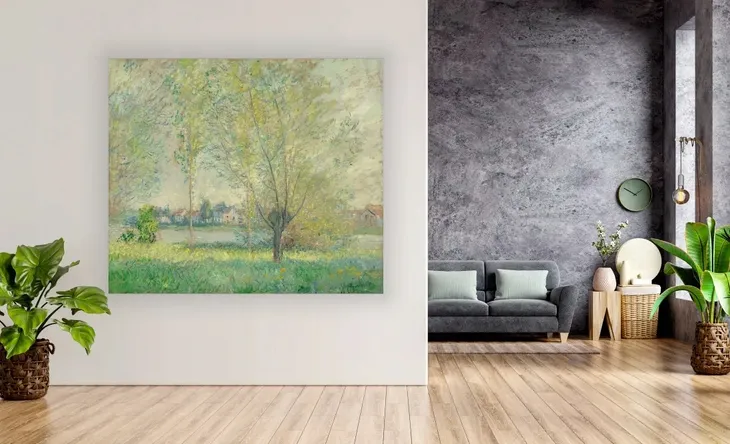 obraz-na-plotnie-scienny-do-salonu-the-willows-claude-monet-100x70-format-poziomy