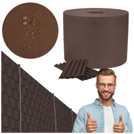 tasma-ogrodzeniowa-15cmx98m-brazowa-78-klipsy-uv-oslona-na-ogrodzenie-plot