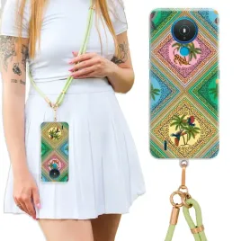 etui-do-nokia-1-4-luxury-oliwkowa-smycz-crossbody-exotics-plants-top-wzory