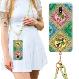 etui-do-xiaomi-redmi-8a-luxury-oliwkowa-smycz-crossbody-exotics-plants-wz