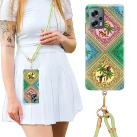 etui-do-xiaomi-redmi-note-11t-pro-luxury-oliwkowa-smycz-crossbody-plants