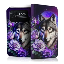 etui-z-klapka-na-telefon-xiaomi-poco-c40-case-portfel-wzory-szklo-szybka