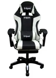 fotel-gamingowy-k4-r-sport-bialo-czarny-z-podnozkiem-masazer