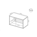 biala-szafka-wiszaca-70cm-box-stan-nowy