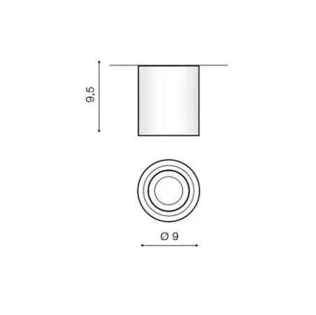 spot-brant-white-az2818-azzardo-glebokosc-produktu-9-cm