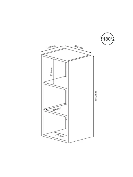 biala-szafka-wiszaca-105cm-box-stan-nowy