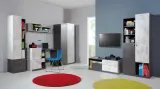 szafa-mlodziezowa-meblar-tablo-90x50x195-cm-grafit-szary-2-szuflady-kolor-frontow-szary