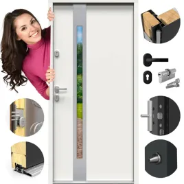 drzwi-zewnetrzne-gerda-select-cieple-milano-8-biale-inox-lustro-90cm-lewe