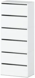 szafka-na-buty-biala-150-cm-wysoka-modulowa-bez-siedziska-loft-regal-stojak