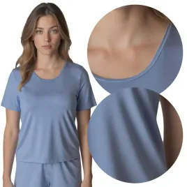 vivisence-2201-blekitny-wiskoza-koszulka-krotki-rekaw-nocna-top-2xl-pizama