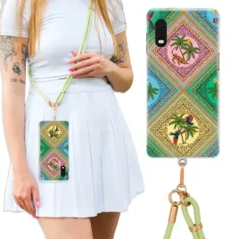 etui-do-samsung-xcover-pro-luxury-oliwkowa-smycz-crossbody-exotics-plants