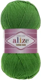 wloczka-alize-cotton-gold-126-zielony-100g-55percent-bawelna-45percent-akryl
