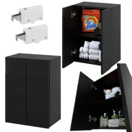 szafka-lazienkowa-wiszaca-40-cm-czarna-slupek-lazienkowy-szafka-nad-pralke