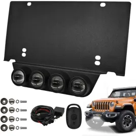 lampy-przednie-laser-led-tablica-rejestracyjna-us-12v-pilot