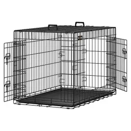 klatka-dla-psa-skladana-107-cm-2-drzwi-xl-czarna-ppd42h-lumarko
