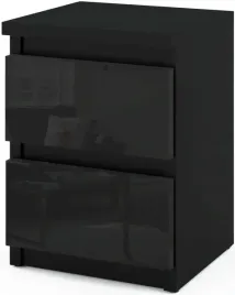 szafka-nocna-czarna-polysk-stolik-nocny-30cm-2-szuflady-nakastlik-sypialnia