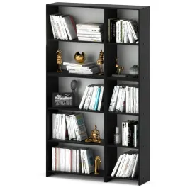 regal-czarny-na-ksiazki-110-cm-10-polek-zabawki-szafka-slupek-loft