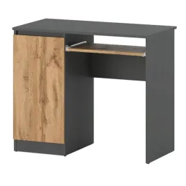 biurko-gamingowe-komputerowe-szkolne-90-cm-szary-dab-wotan-z-2-polkami