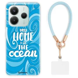 etui-do-xiaomi-redmi-note-14-5g-case-ocean-niebieska-smycz-skorzana-wzor