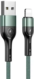 usams-kabel-pleciony-2a-lightning-1m-zielony-do-iphone-ipad