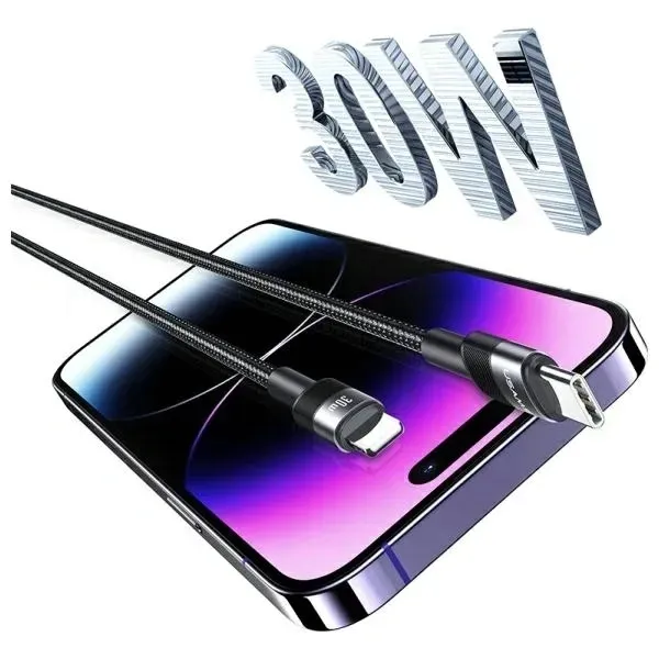 kabel-usams-usb-c-lightning-30w-1-2m-aluminiowy-do-iphone-i-android