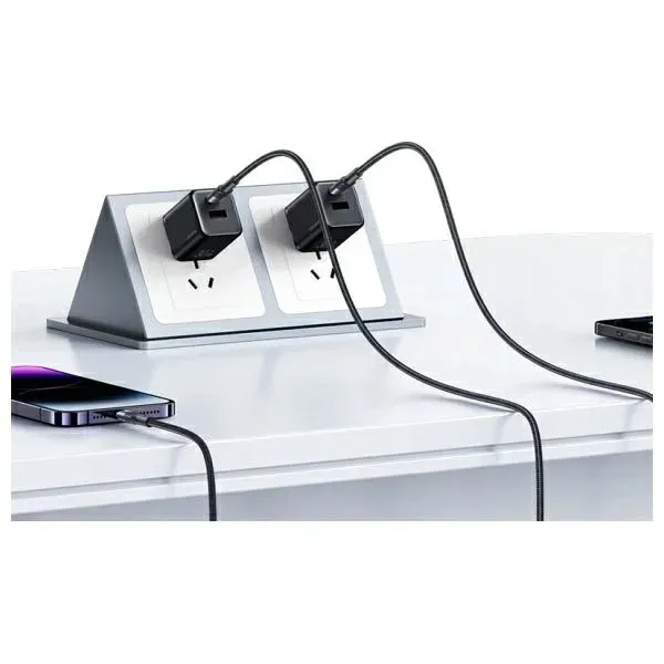 kabel-usams-usb-c-lightning-30w-1-2m-aluminiowy-do-iphone-i-android-stan-nowy