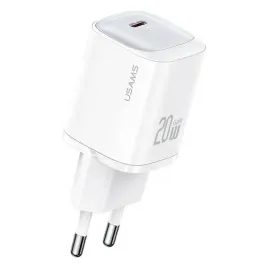 ladowarka-sieciowa-usams-cc248-usb-c-20w-gan-do-szybkiego-ladowania-biala