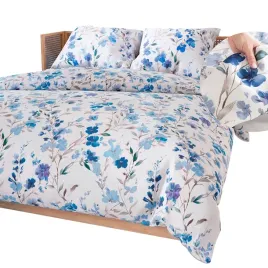 posciel-satynowa-200x220-florisse-blekitne-kwiaty