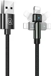 kabel-usams-pleciony-u60-2a-lightning-1m-czarny-do-iphone-ipad-1m